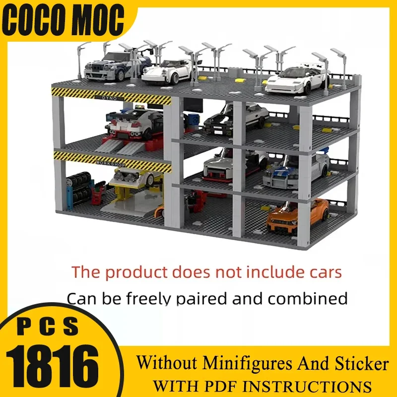 City Model MOC Building Bricks Speed Champion Premium Parking Lot Modular Technology Gifts Holiday Assemble Children Toys Suit
City Model MOC Building Bricks Speed Champion Premium Parking Lot Modular Technology Gifts Holiday Assemble Children Toys Suit