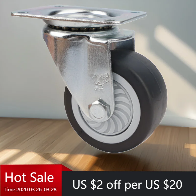 Factory Direct - 4Pcs 2 Inch TPR Swivel Casters, Lightweight & Silent Wheels for Toolboxes, Carts, and More
Factory Direct - 4Pcs 2 Inch TPR Swivel Casters, Lightweight & Silent Wheels for Toolboxes, Carts, and More