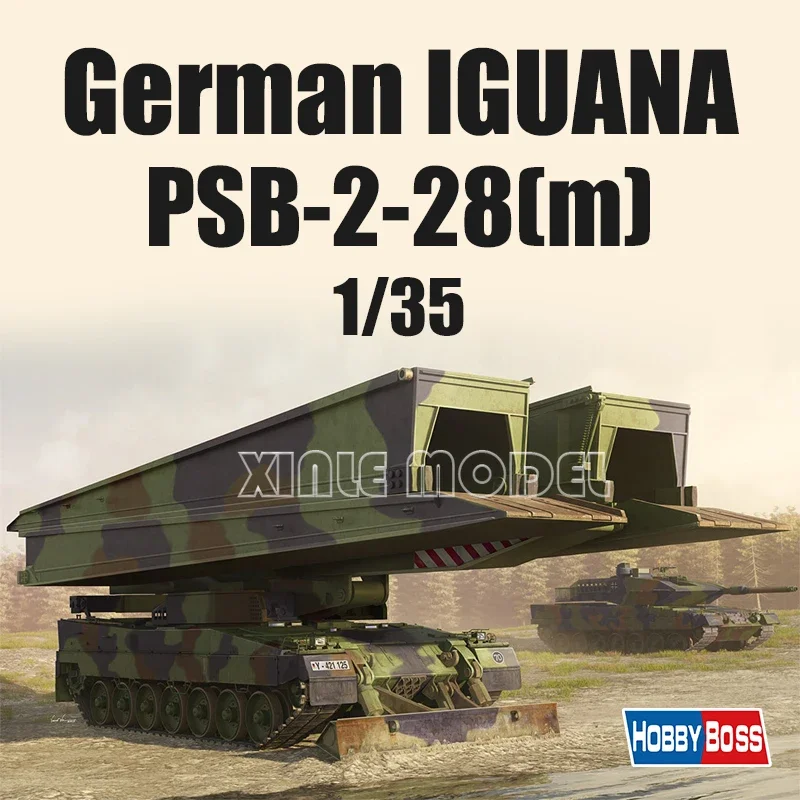 Trumpeter Plastic Assembled Tank Model Kit 84569 German "Iguana" Armored Bridge Vehicle with 28m Bridge 1/35
Trumpeter Plastic Assembled Tank Model Kit 84569 German "Iguana" Armored Bridge Vehicle with 28m Bridge 1/35