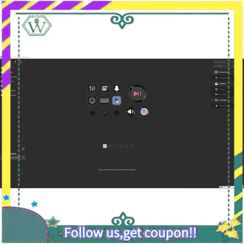 НОВИНКА для 6-клавишной виртуальной клавиатуры Streamdeck для создания живого содержания, пользовательские кнопки, совместимые с Windows/Android/IOS.
НОВИНКА для 6-клавишной виртуальной клавиатуры Streamdeck для создания живого содержания, пользовательские кнопки, совместимые с Windows/Android/IOS.