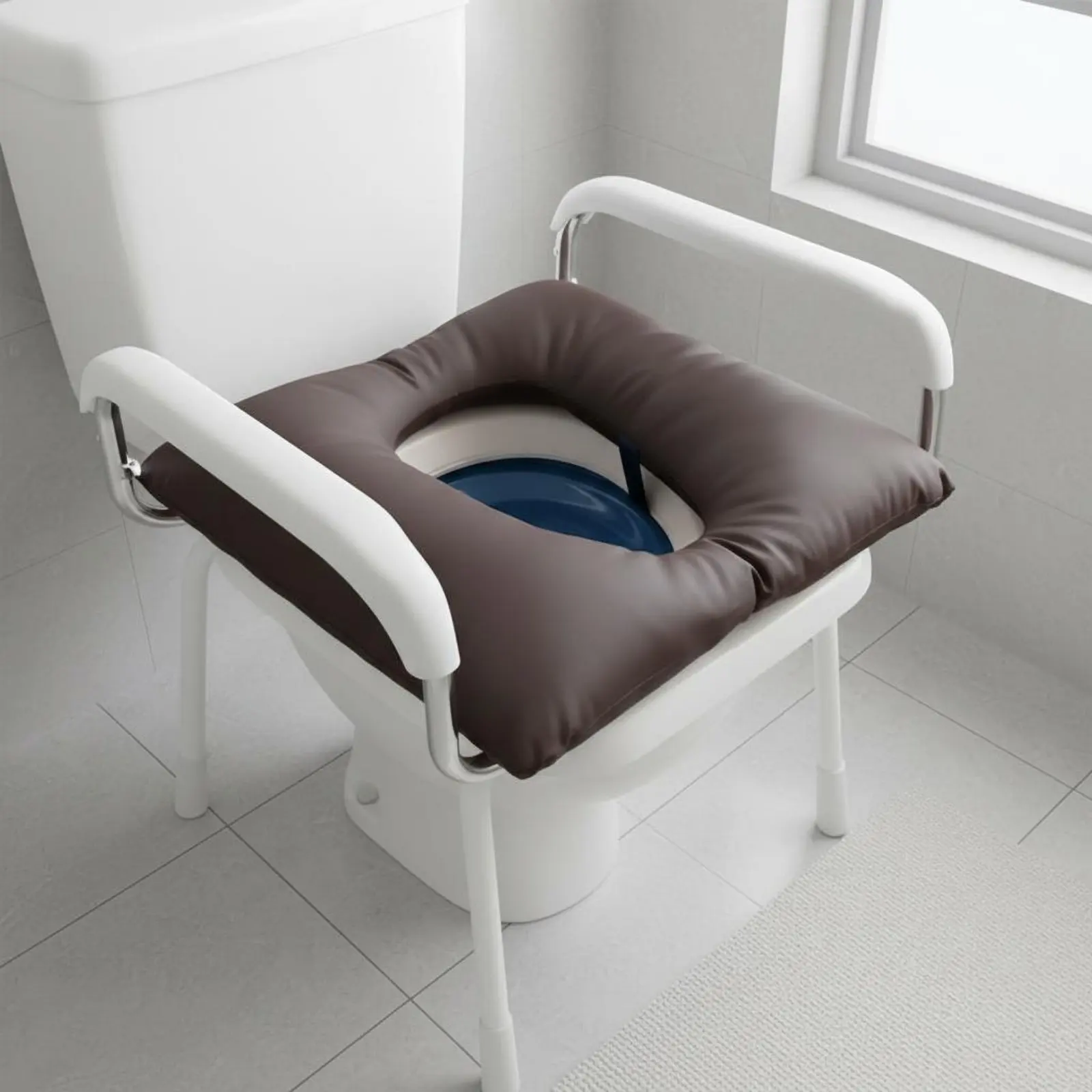 Padded Commode Chair Pad Waterproof Soft Commode Seat Pad Raised Toilet Seat Pad Easy to Clean Bathroom Safety Product
Padded Commode Chair Pad Waterproof Soft Commode Seat Pad Raised Toilet Seat Pad Easy to Clean Bathroom Safety Product