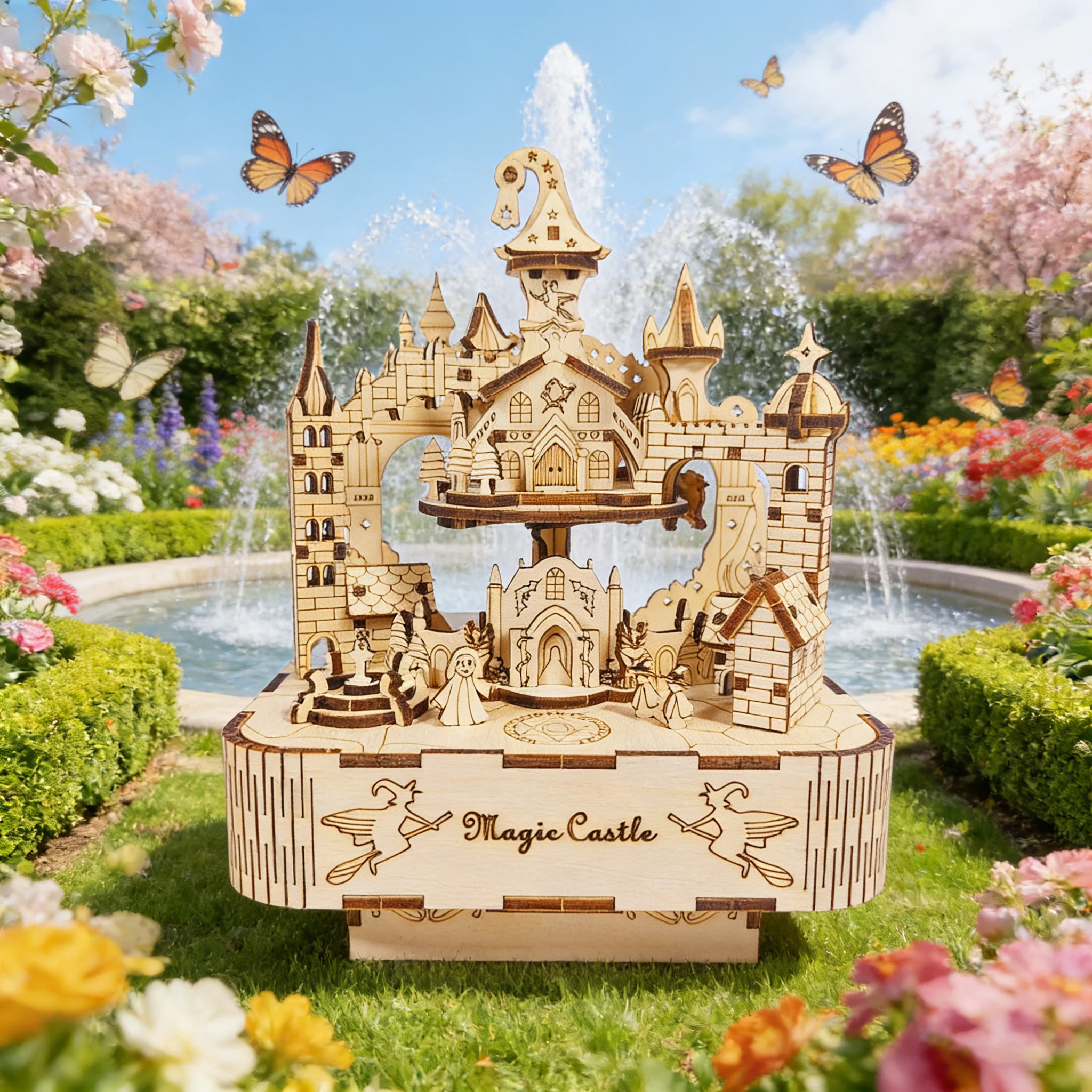3D деревянный пазл-замок | Набор для сборки модели замка | Деревянный 3D-пазл для взрослых в подарок
3D деревянный пазл-замок | Набор для сборки модели замка | Деревянный 3D-пазл для взрослых в подарок