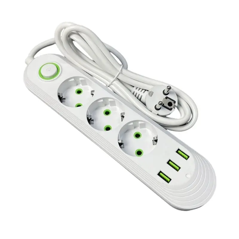 SYW-European Standard 2500W AC Outlet Multipurpose Multiprise Power Strip Extension Cord Socket With USB Ports EU Plug A
SYW-European Standard 2500W AC Outlet Multipurpose Multiprise Power Strip Extension Cord Socket With USB Ports EU Plug A