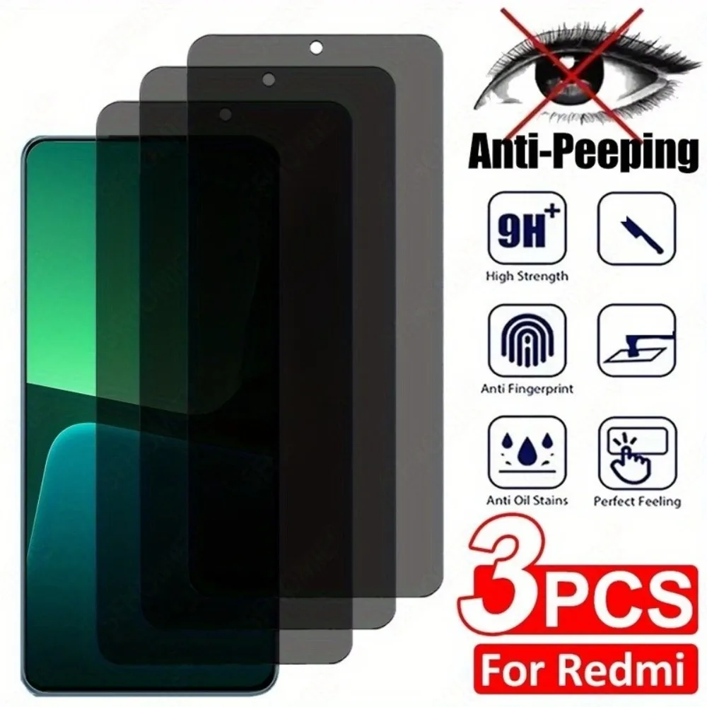3 шт. антишпионская полноэкранная защита для Redmi Note 14 5G 13 12 11 Pro 14S 12S 11S закаленное стекло для Redmi 14C 13C 12C 10A 9A 9C
3 шт. антишпионская полноэкранная защита для Redmi Note 14 5G 13 12 11 Pro 14S 12S 11S закаленное стекло для Redmi 14C 13C 12C 10A 9A 9C