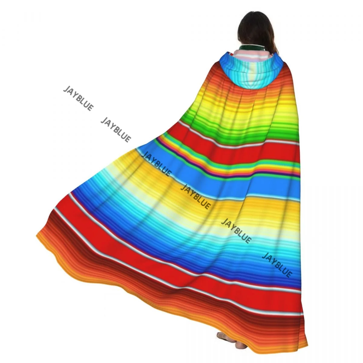 Unisex Adult Horizontal And Colored Blanket Rug Lines Pattern Vibrant Abstract Design Cloak with Hood Long Witch Costume Cosplay
Unisex Adult Horizontal And Colored Blanket Rug Lines Pattern Vibrant Abstract Design Cloak with Hood Long Witch Costume Cosplay