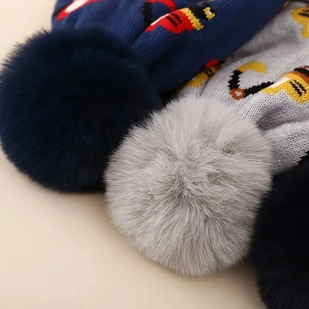 New Warm Fleece Lining Winter Hat Excavator Print Ear Protection Ear Flaps Hat Adjustable Knitted Beanie Winter
New Warm Fleece Lining Winter Hat Excavator Print Ear Protection Ear Flaps Hat Adjustable Knitted Beanie Winter
