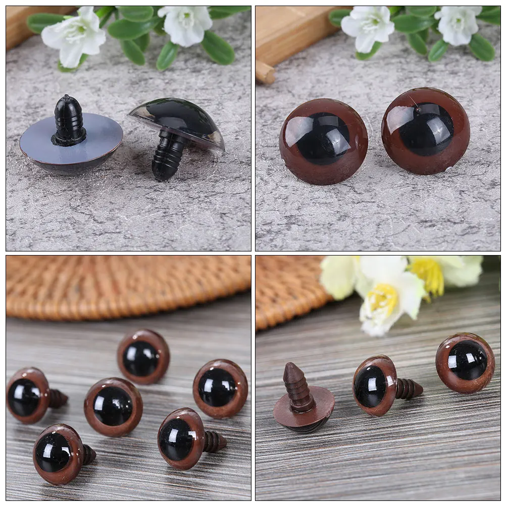 20pcs Brown Bear Eyes Animal Crochet Amigurumi Plastic Craft Supplies Safety Stuffed Halloween Eyeballs
20pcs Brown Bear Eyes Animal Crochet Amigurumi Plastic Craft Supplies Safety Stuffed Halloween Eyeballs