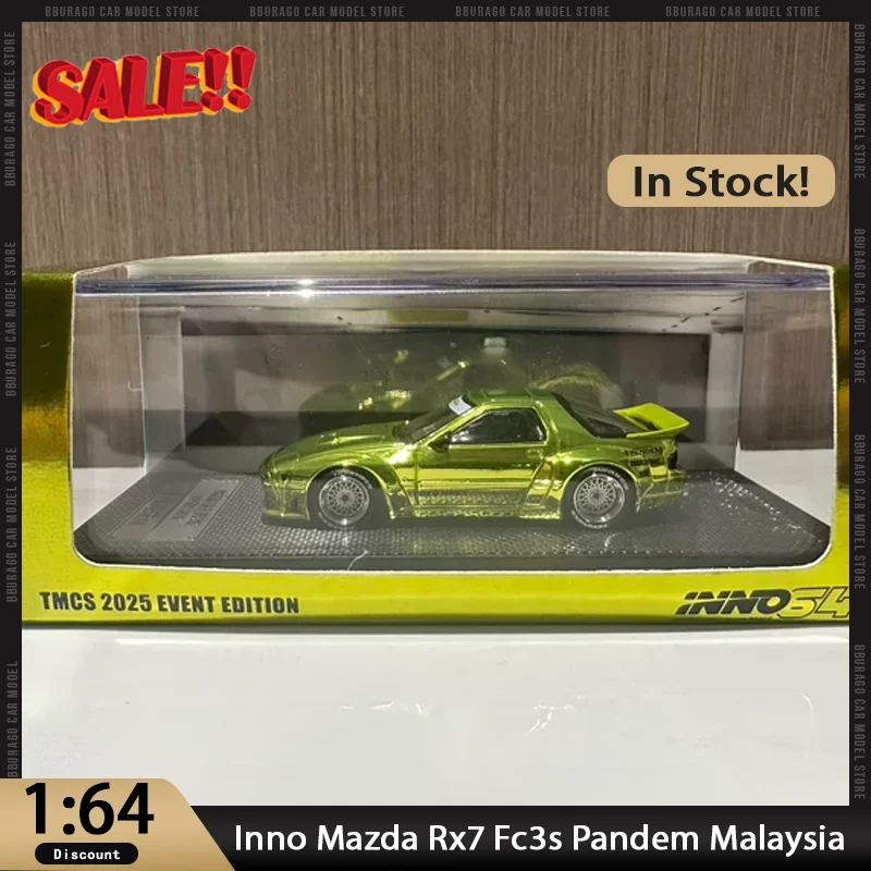 Новинка в наличии Inno 1:64 Mazda Rx7 Fc3s Pandem Малайзия Tmcs Выставка Chase Автомобиль из сплава Миниатюрный литой под давлением Mazda Орнамент CustomToy
Новинка в наличии Inno 1:64 Mazda Rx7 Fc3s Pandem Малайзия Tmcs Выставка Chase Автомобиль из сплава Миниатюрный литой под давлением Mazda Орнамент CustomToy