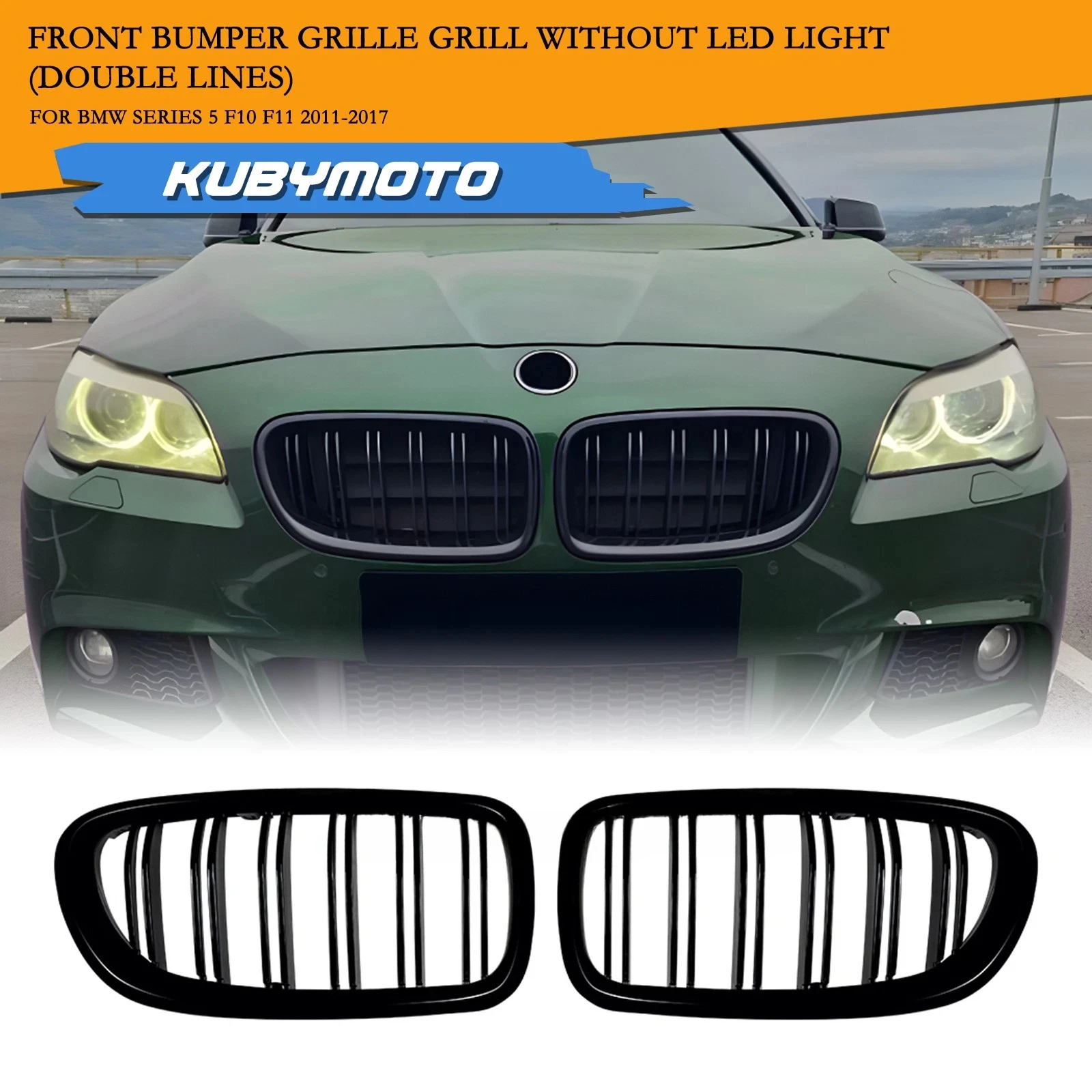 2XFront Kidney Grille Car Racing Grills Replace 51137261356,51137203650 For BMW 5 F11 F10 4 Doors 2010-2016 520i 523 525i 530i
2XFront Kidney Grille Car Racing Grills Replace 51137261356,51137203650 For BMW 5 F11 F10 4 Doors 2010-2016 520i 523 525i 530i