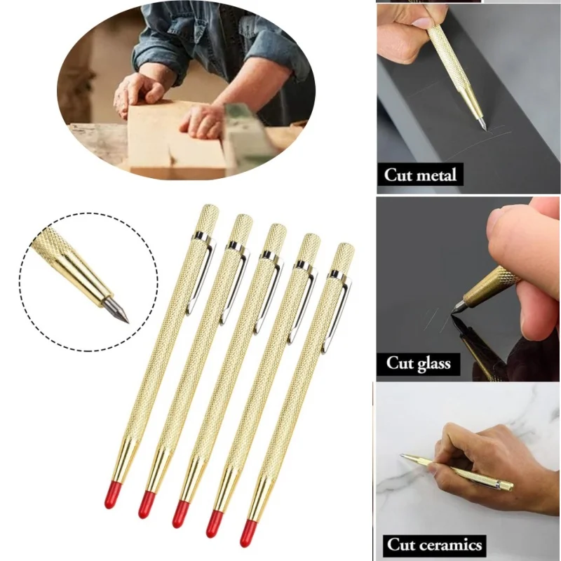 1-10Pcs Metal Tile Cutting Pen 6 Inch Tungsten Carbide Tip Scriber Pen Marking Engraving Pen for Ceramic Wood Carving Hand Tools
1-10Pcs Metal Tile Cutting Pen 6 Inch Tungsten Carbide Tip Scriber Pen Marking Engraving Pen for Ceramic Wood Carving Hand Tools