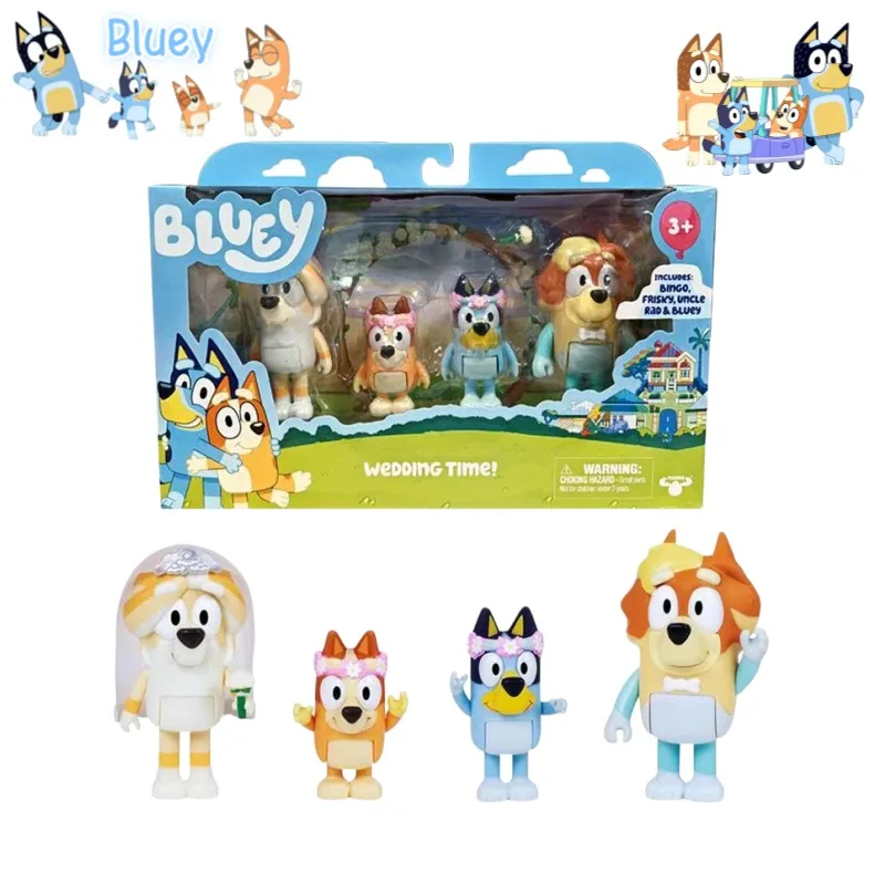 New Bluey Bandit Bingo Anime Cartoon Character Figurine Model Creative Kawaii Desktop Decoration Ornament Toy Set Holiday Gift
New Bluey Bandit Bingo Anime Cartoon Character Figurine Model Creative Kawaii Desktop Decoration Ornament Toy Set Holiday Gift