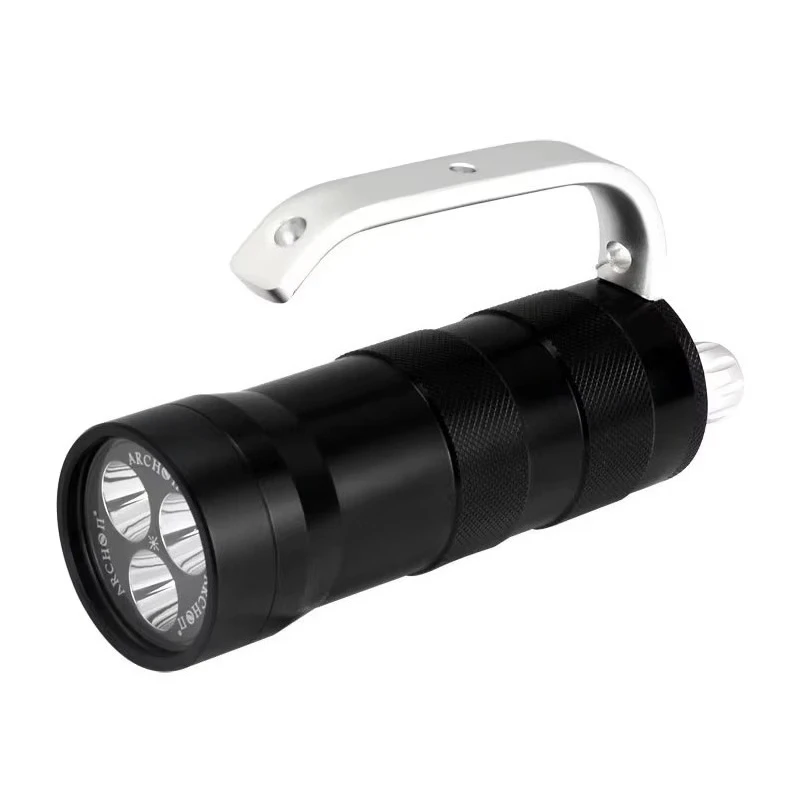 Dive Light 2000LM Rechargeable 3-LED IP68 100m Waterproof Torch Underwater Spotlight for Diving Marine Photography Scuba Rescue
Dive Light 2000LM Rechargeable 3-LED IP68 100m Waterproof Torch Underwater Spotlight for Diving Marine Photography Scuba Rescue