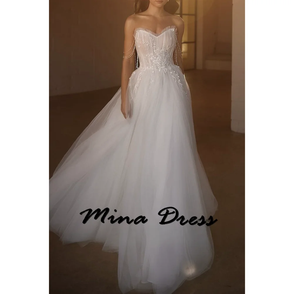 Mina Customized Backless Evening Dresses Woman Elegant Party Dresses for Women Luxury Evening Dresses 2024 Beads Strapless Dress
Mina Customized Backless Evening Dresses Woman Elegant Party Dresses for Women Luxury Evening Dresses 2024 Beads Strapless Dress