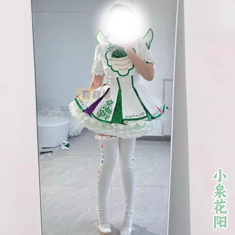Anime Love Live! Hanayo Koizumi Little Idol Series Cosplay Costume Halloween Carnival Girls Lolita Dress Socks Gloves Tie Set
Anime Love Live! Hanayo Koizumi Little Idol Series Cosplay Costume Halloween Carnival Girls Lolita Dress Socks Gloves Tie Set