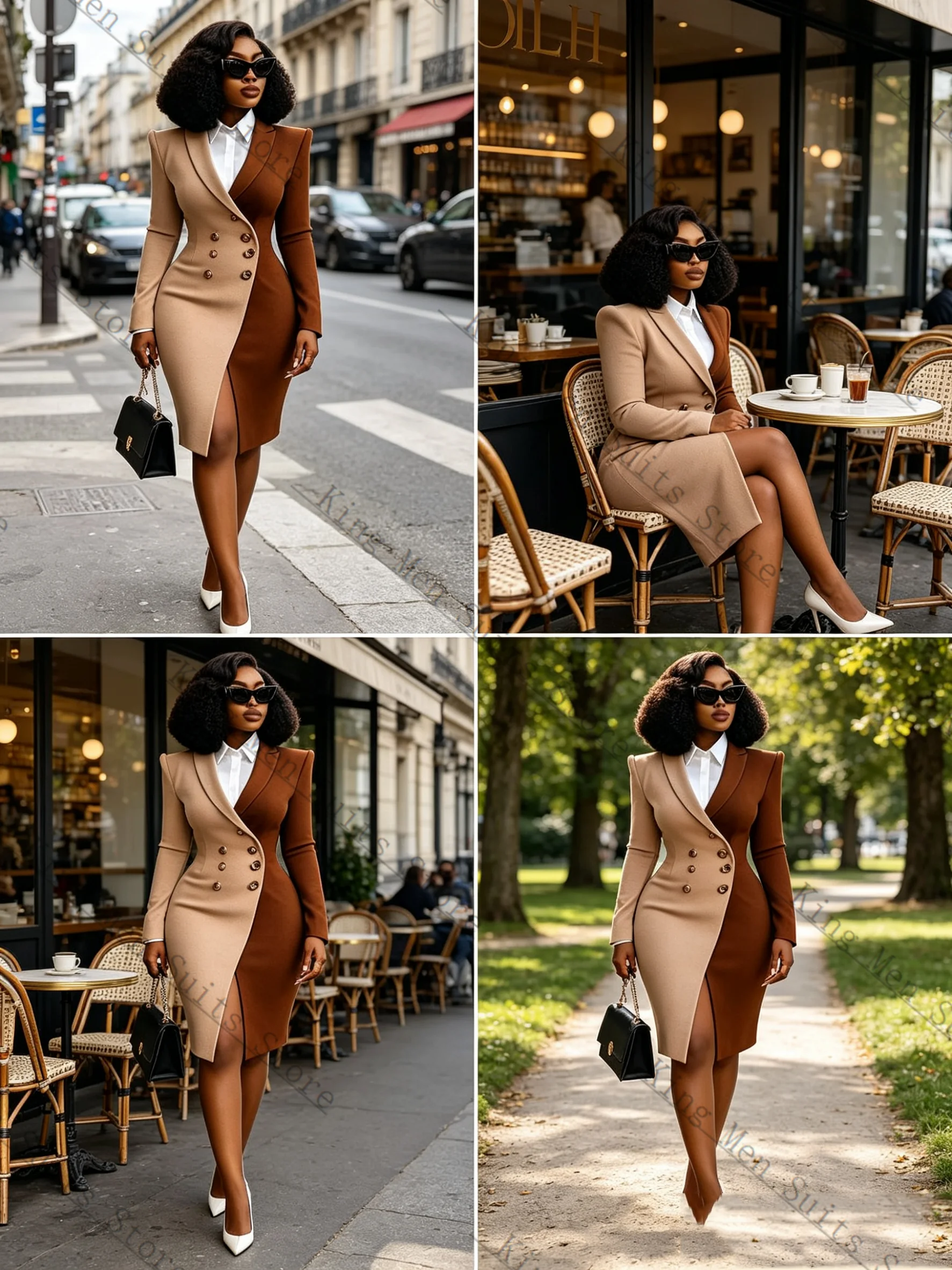 Summer Women Suits Skirt 1 Piece Long Blazer Prom Dress Formal Double Breasted Customized Office Lady Jacket Wedding Prom Coat
Summer Women Suits Skirt 1 Piece Long Blazer Prom Dress Formal Double Breasted Customized Office Lady Jacket Wedding Prom Coat