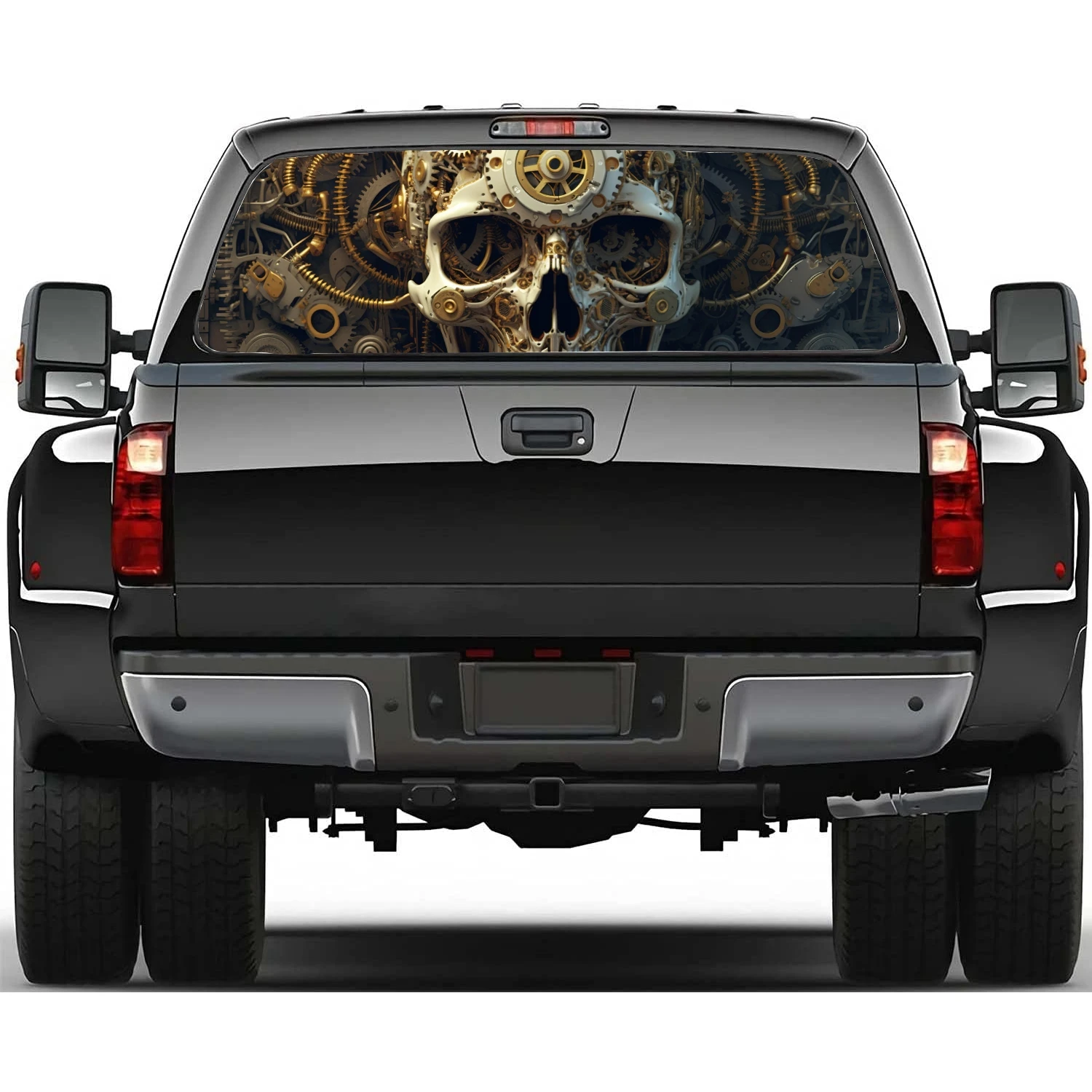 Abstract Mechanical Skull Car Rear Window Decal Fit Pickup,Truck,Car Universal See Through Perforated Back Window Vinyl Sticker
Abstract Mechanical Skull Car Rear Window Decal Fit Pickup,Truck,Car Universal See Through Perforated Back Window Vinyl Sticker