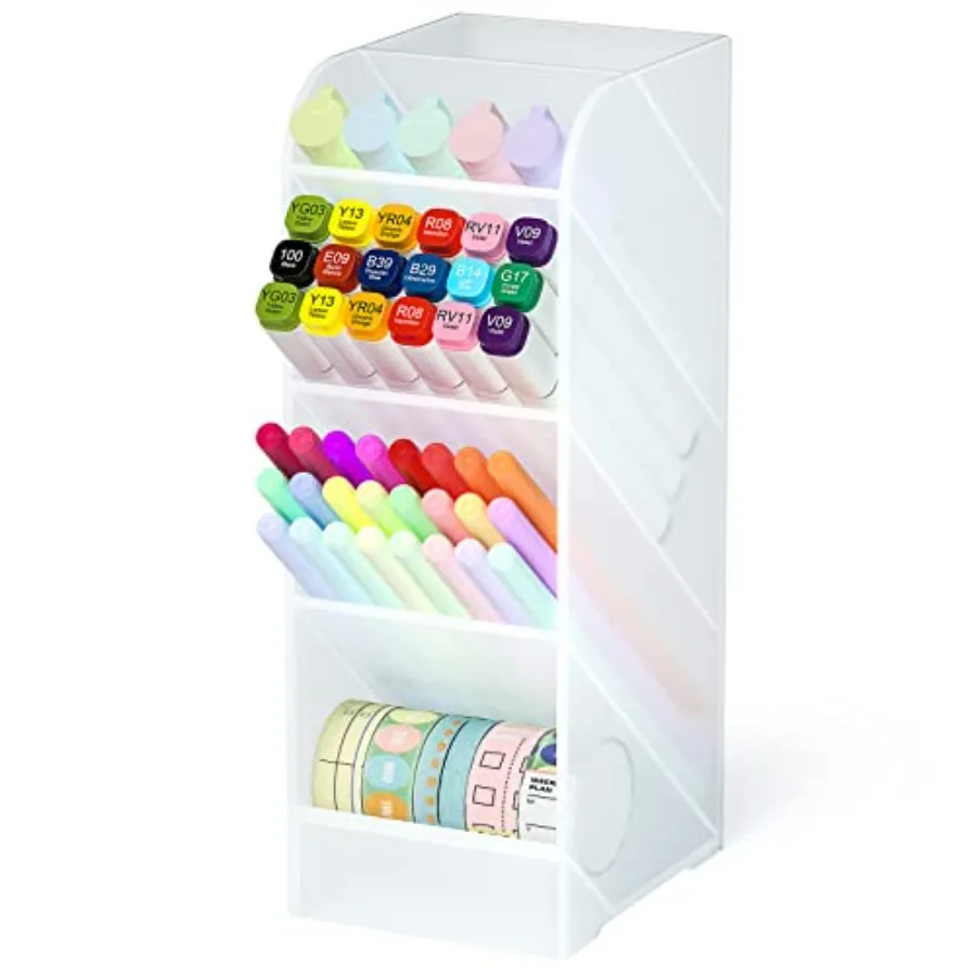 Pen Holder, Pencil Holder for Desk, Pen Organizer for Office, School, Desktop, Large Capacity Pen Storage Organizer with 5 Comp
Pen Holder, Pencil Holder for Desk, Pen Organizer for Office, School, Desktop, Large Capacity Pen Storage Organizer with 5 Comp