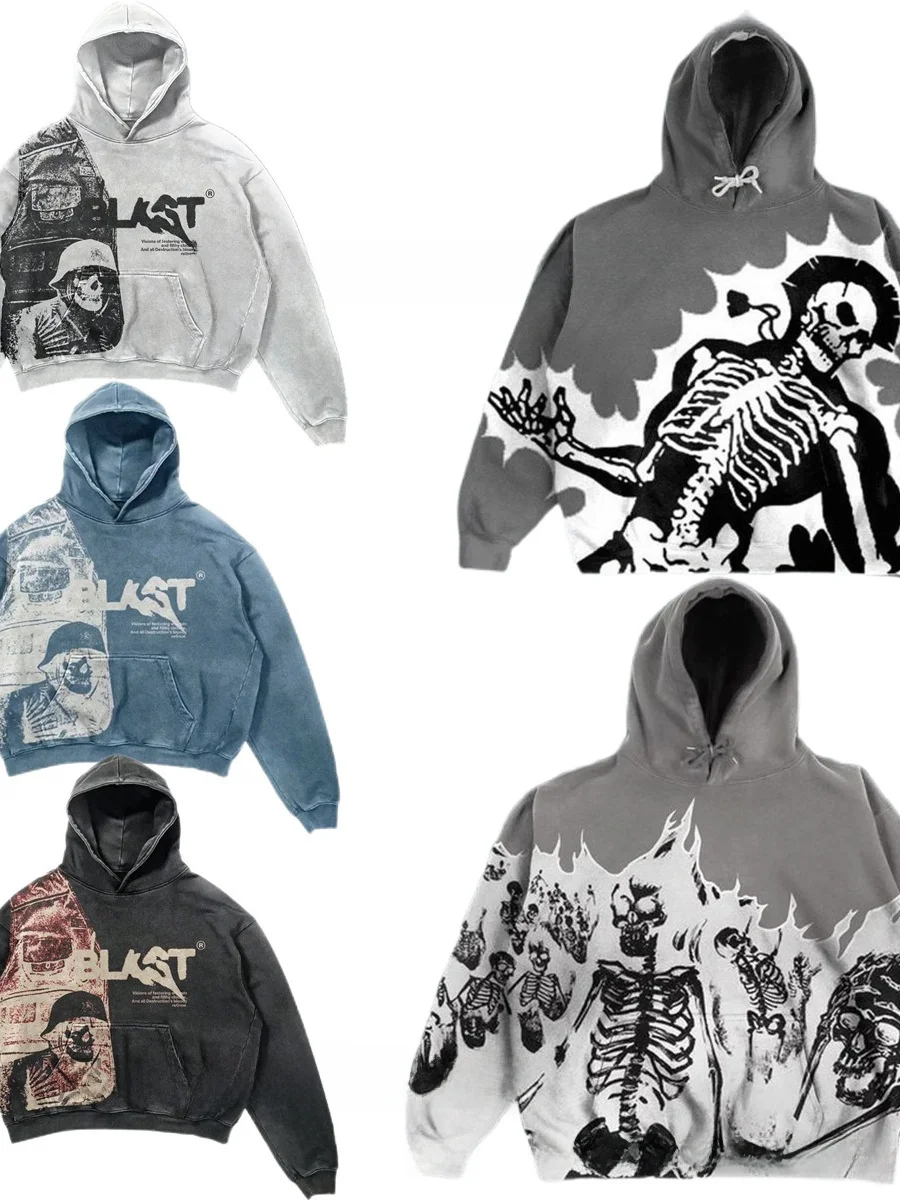 loween Streetwear Vintage Skeleton 3D Digital Print Zipper Hoodie Sweatirt Cotton Polyester Casual Long Sve Men's Top
loween Streetwear Vintage Skeleton 3D Digital Print Zipper Hoodie Sweatirt Cotton Polyester Casual Long Sve Men's Top