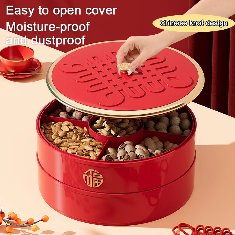 1pcs Chinese New Year Candy Fruit Tray 2025 Chinese New Year Decorative Box Chocolate Dish With Lid Wedding Party Decoration
1pcs Chinese New Year Candy Fruit Tray 2025 Chinese New Year Decorative Box Chocolate Dish With Lid Wedding Party Decoration