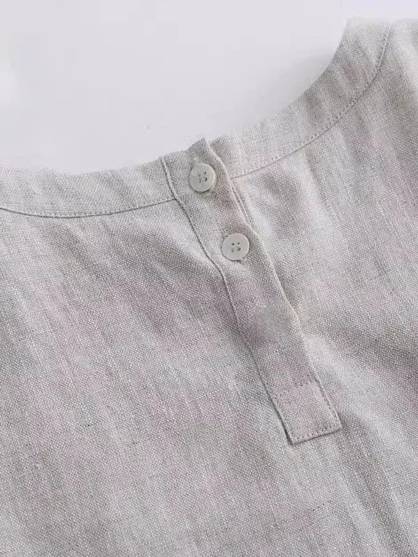 Retro Cotton Linen Svel Top Women Summer plus Size Loose Slimming Vintage Vest Trendy round Ne Casual Comfortable
Retro Cotton Linen Svel Top Women Summer plus Size Loose Slimming Vintage Vest Trendy round Ne Casual Comfortable