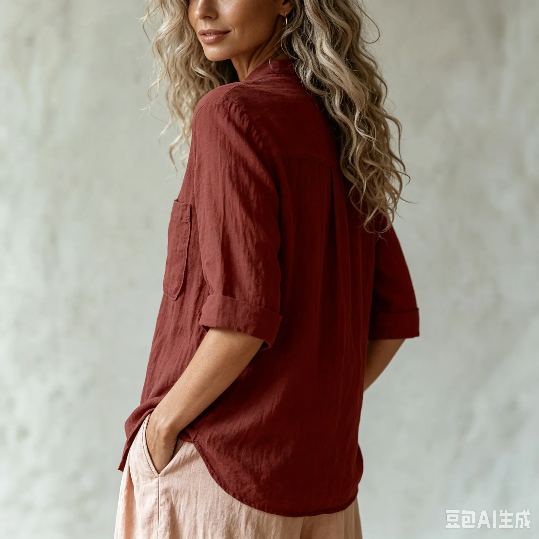 Women Fashion Cotton Linen 7-quarter Sleeve Shirts Tops 2026 Spring Summer New Casual Loose Retro Pocket Female Versatile Shirts
Women Fashion Cotton Linen 7-quarter Sleeve Shirts Tops 2026 Spring Summer New Casual Loose Retro Pocket Female Versatile Shirts