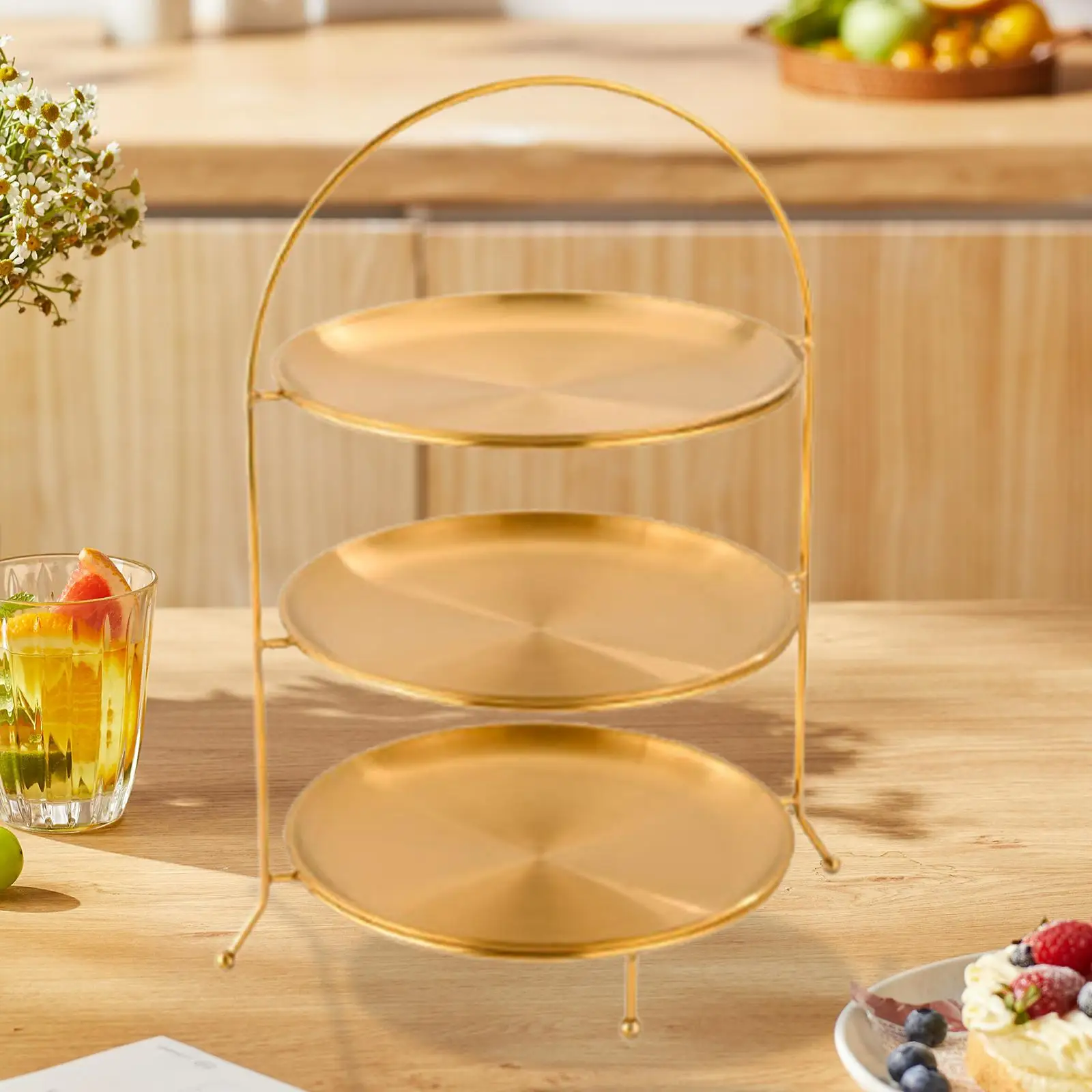 Cupcake Stand Stainless Steel Candy Buffet Multipurpose Tiered Cupcake Stand for Dining Room Banquet Kitchen Party Living Room
Cupcake Stand Stainless Steel Candy Buffet Multipurpose Tiered Cupcake Stand for Dining Room Banquet Kitchen Party Living Room