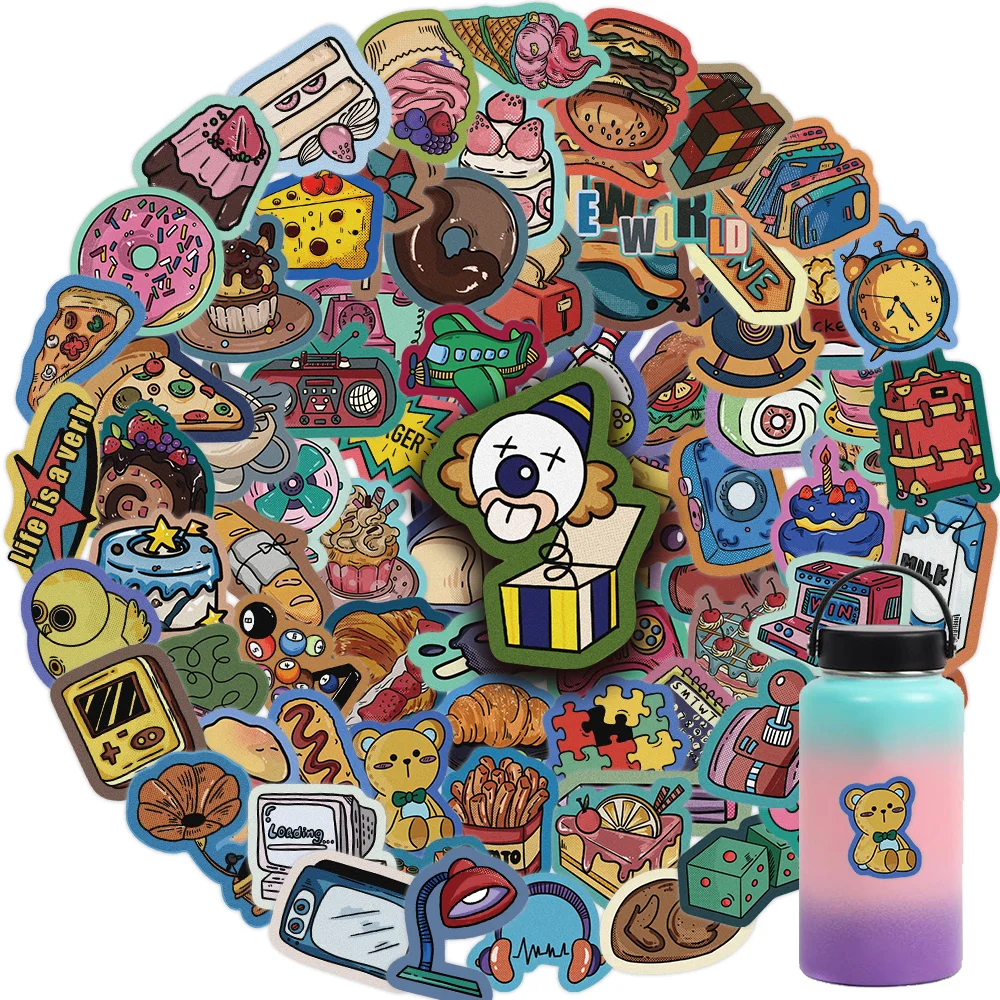 80PCS American Retro Vintage Carnival Trinket Vinyl Stickers for Water Bottle Laptop Skateboard Scrapbook Luggage Kids Toy
80PCS American Retro Vintage Carnival Trinket Vinyl Stickers for Water Bottle Laptop Skateboard Scrapbook Luggage Kids Toy