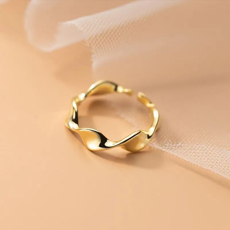 925 Sterling Silver Möbius Adjustable Rings For Women Engagement Vintage Cool Quality Wholesale Accessories Jewellery Argent 925
925 Sterling Silver Möbius Adjustable Rings For Women Engagement Vintage Cool Quality Wholesale Accessories Jewellery Argent 925