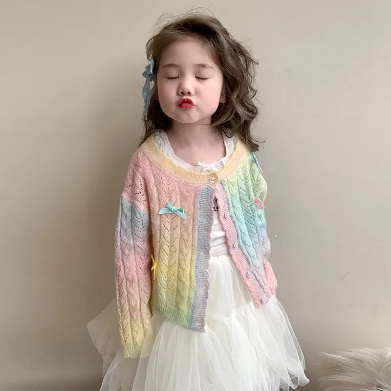 Kids Sweater Ages 2-9Y Baby Girl Casual Fashion Spring&Autumn Colorful Knitwear Tween Vintage Outfit Child Korean Style Knitted
Kids Sweater Ages 2-9Y Baby Girl Casual Fashion Spring&Autumn Colorful Knitwear Tween Vintage Outfit Child Korean Style Knitted