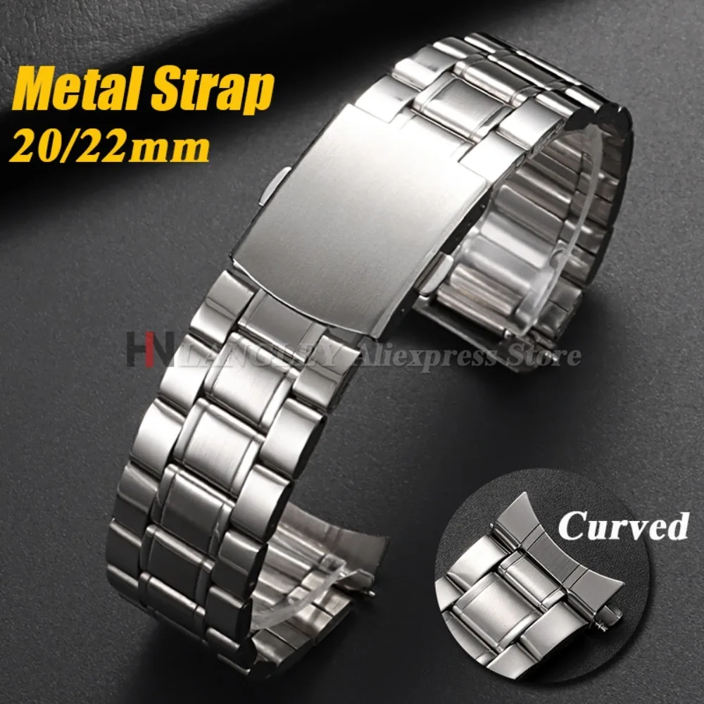 20 мм 22 мм изогнутый конец ремешки для часов из нержавеющей стали универсальный сменный ремешок для мужчин и женщин складная пряжка браслет аксессуары
20 мм 22 мм изогнутый конец ремешки для часов из нержавеющей стали универсальный сменный ремешок для мужчин и женщин складная пряжка браслет аксессуары