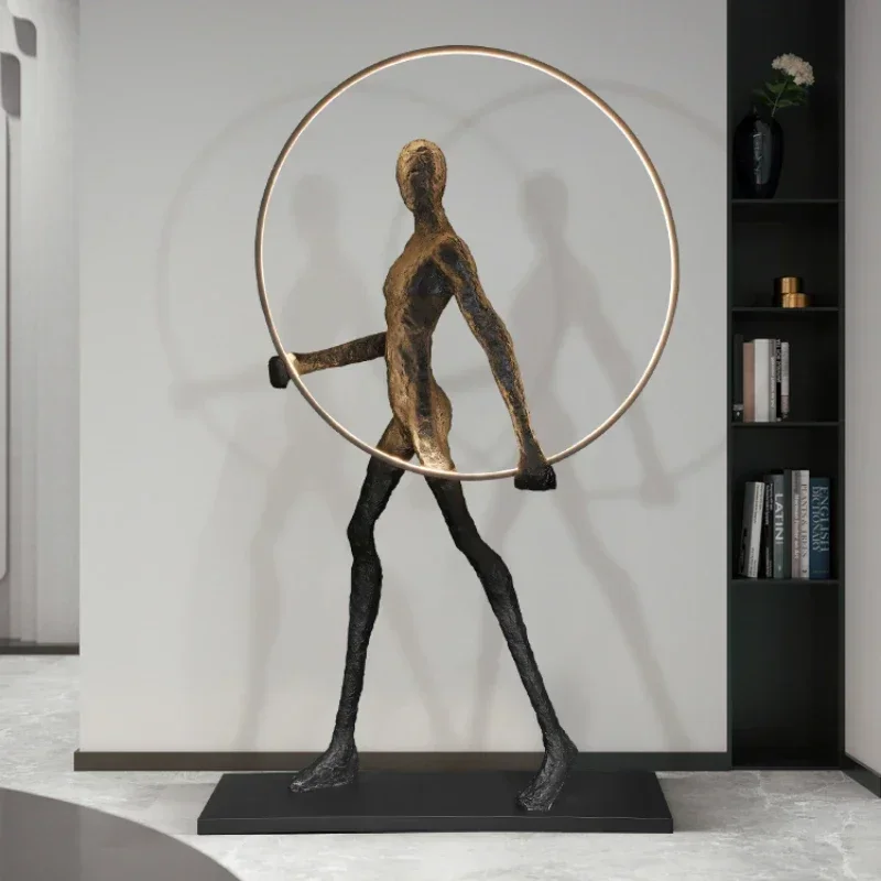 Humanoid Sculpture Floor Big Decorations Exhibition Hall Sales Office Abstract Art Decoration Living Room Floor Lamp
Humanoid Sculpture Floor Big Decorations Exhibition Hall Sales Office Abstract Art Decoration Living Room Floor Lamp