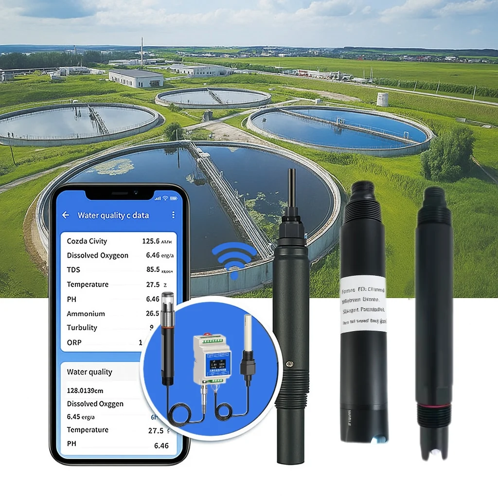 2026 Long Lifespan RS485 Optical Fluorescent Online Transmitter for Aquaculture Wastewater Treatment DO Dissolved Oxygen Sensor
2026 Long Lifespan RS485 Optical Fluorescent Online Transmitter for Aquaculture Wastewater Treatment DO Dissolved Oxygen Sensor
