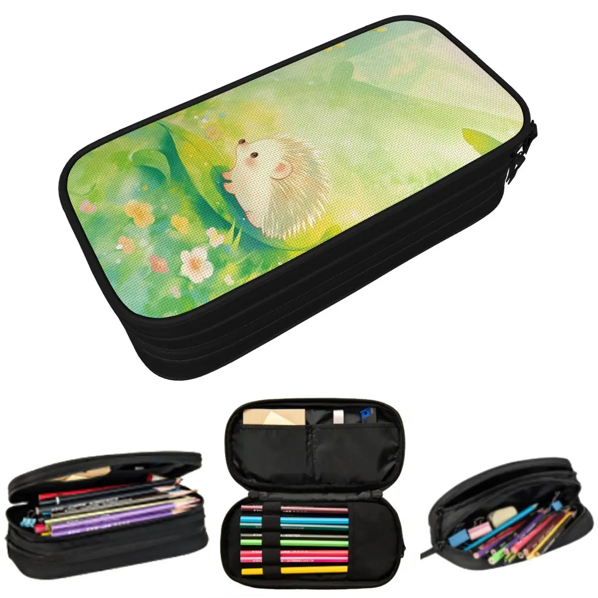 Пенал-коробка для ручек и карандашей «Ежик на листе-лодке» для студентов, подарок, сумка для канцелярских принадлежностей, органайзер для ручек
Пенал-коробка для ручек и карандашей «Ежик на листе-лодке» для студентов, подарок, сумка для канцелярских принадлежностей, органайзер для ручек