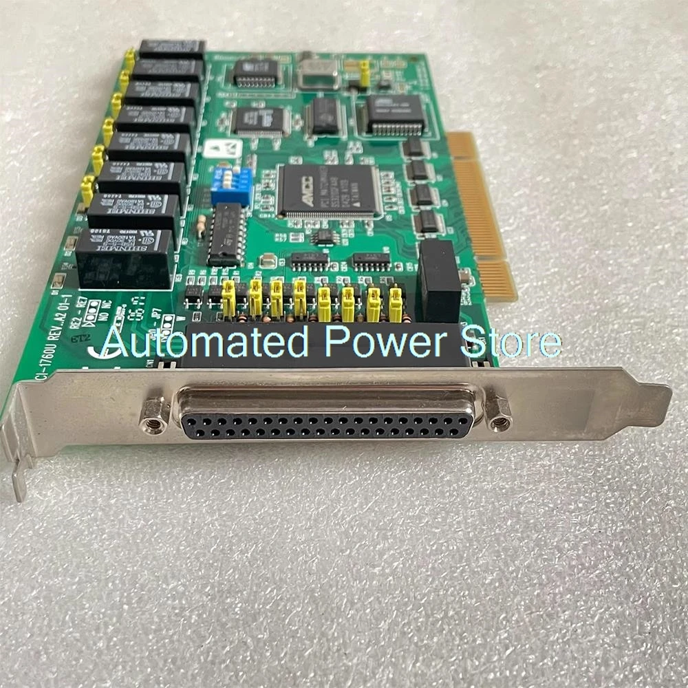 PCI-1760U REV.A2 8-Channel Relay PCIE Data Acquisition Card Isolation Input Card