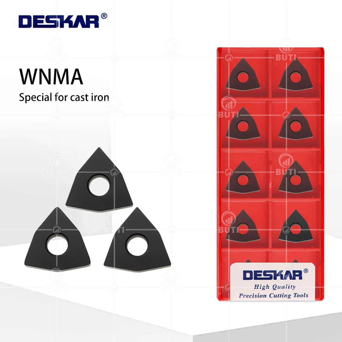 DESKAR 100% Original WNMA080404 WNMA080408 WNMA080412 LF3018 Turning Tools Lathe Parts Alloy Material Cast Iron Special Material
DESKAR 100% Original WNMA080404 WNMA080408 WNMA080412 LF3018 Turning Tools Lathe Parts Alloy Material Cast Iron Special Material
