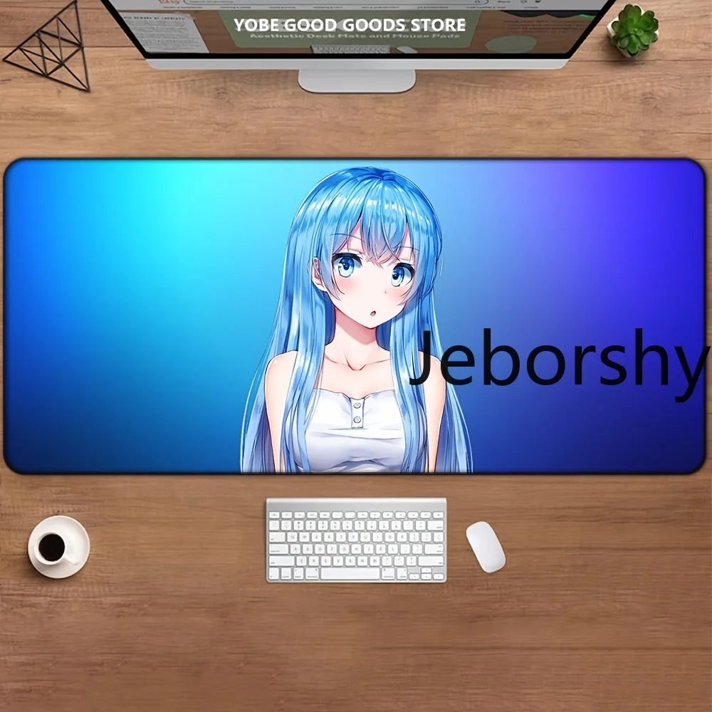 Cute Long Blue Hair Anime Girl Print Large Gaming Mouse Pad Anti-slip Rubber Desk Mat Perfect Gift for Fans
Cute Long Blue Hair Anime Girl Print Large Gaming Mouse Pad Anti-slip Rubber Desk Mat Perfect Gift for Fans
