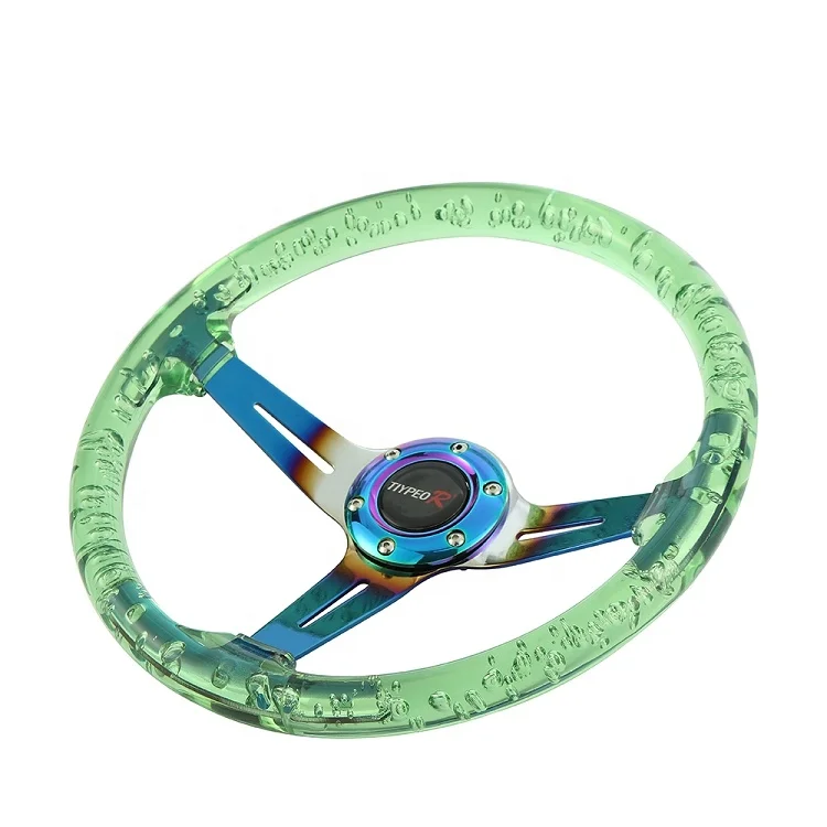 Car Modification Accessories 350MM Transparent Crystal Acrylic Classic Car Steering Wheel
Car Modification Accessories 350MM Transparent Crystal Acrylic Classic Car Steering Wheel