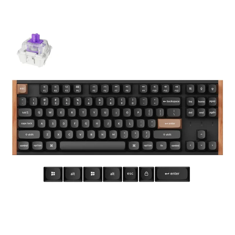 Keychron K8 HE Wireless Magnetic Switch Custom Keyboard RGB Backlight Double-Shot PBT Keycap