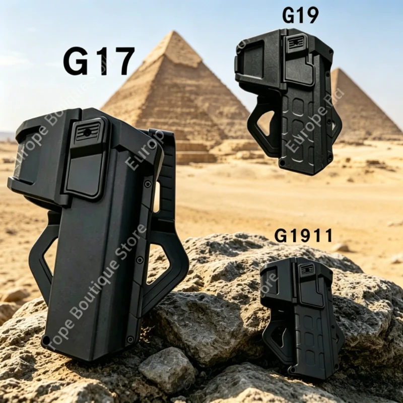 9mm 45 Caliber Quick Draw Holster Universal Waist Mount Holder Compatible With Flashlight For Outdoor Tactical Training Gear
9mm 45 Caliber Quick Draw Holster Universal Waist Mount Holder Compatible With Flashlight For Outdoor Tactical Training Gear