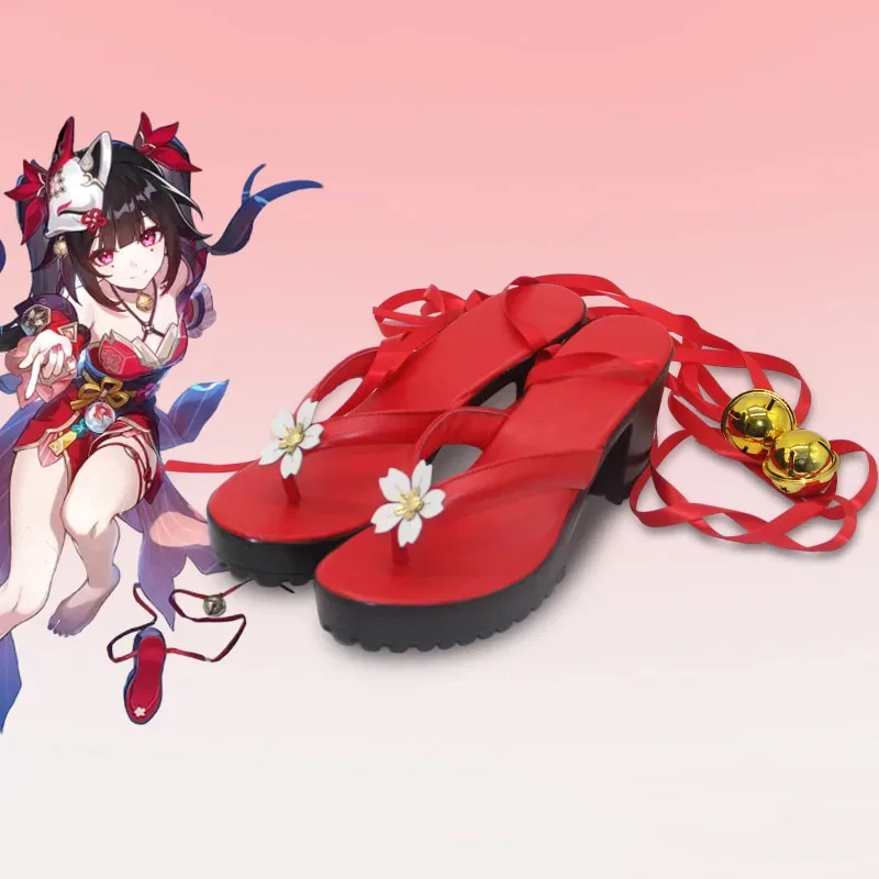 NewGame Honkai Star Rail Sparkle Обувь для косплея Geta Аниме Ролевая игра Хэллоуин Костюм Наряд Вечеринка Опора Женщины Мужчины Красные Высокие каблуки
NewGame Honkai Star Rail Sparkle Обувь для косплея Geta Аниме Ролевая игра Хэллоуин Костюм Наряд Вечеринка Опора Женщины Мужчины Красные Высокие каблуки