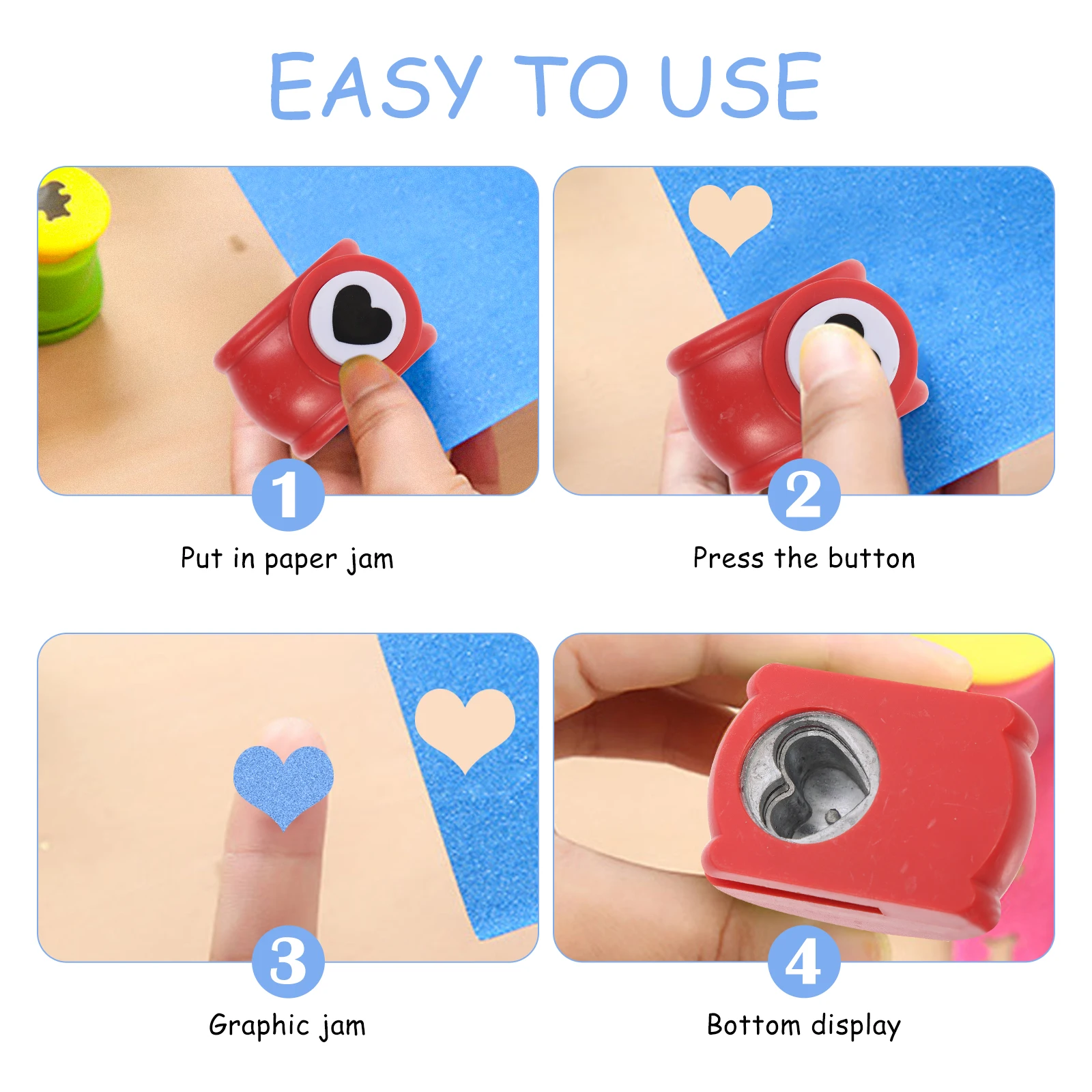 Plastic Embossing DIY Crafts Scrapbook Scrapbook Paper Punch Paper Lightweight Portable Kids Artwork Gift Tags Card Tool
Plastic Embossing DIY Crafts Scrapbook Scrapbook Paper Punch Paper Lightweight Portable Kids Artwork Gift Tags Card Tool