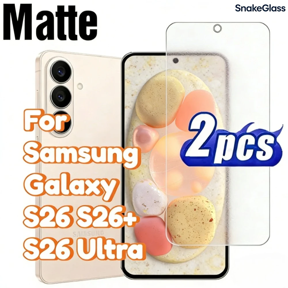 2 шт. матовое закаленное стекло для Samsung Galaxy S26 Plus, матовая стеклянная пленка для Samsung S26 Ultra S26 Edge, защитные пленки для экрана
2 шт. матовое закаленное стекло для Samsung Galaxy S26 Plus, матовая стеклянная пленка для Samsung S26 Ultra S26 Edge, защитные пленки для экрана