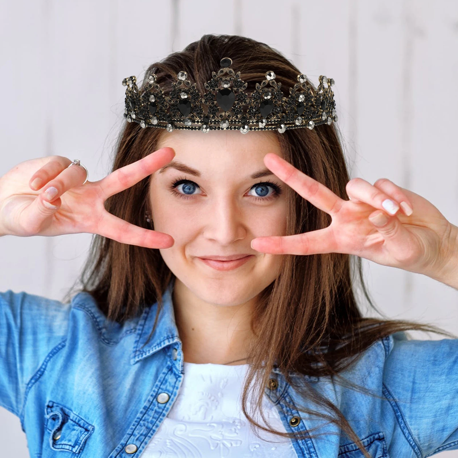 Rhinestone Crown Princess Bridal Headband Sparkling Wedding Headdress for Women Prom Party Photography Accessories Fashion
Rhinestone Crown Princess Bridal Headband Sparkling Wedding Headdress for Women Prom Party Photography Accessories Fashion