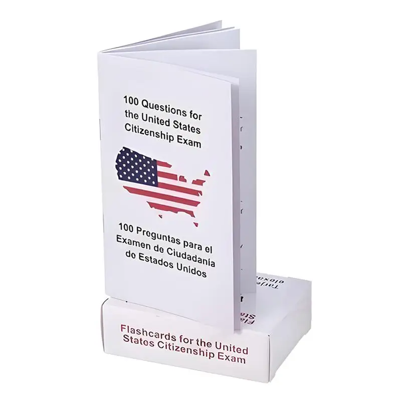 US Citizenship Test Flash Cards Guide Card To Naturalization Exam 2025 Bilingual Flashcard Set With 100 Questions And Answers
US Citizenship Test Flash Cards Guide Card To Naturalization Exam 2025 Bilingual Flashcard Set With 100 Questions And Answers