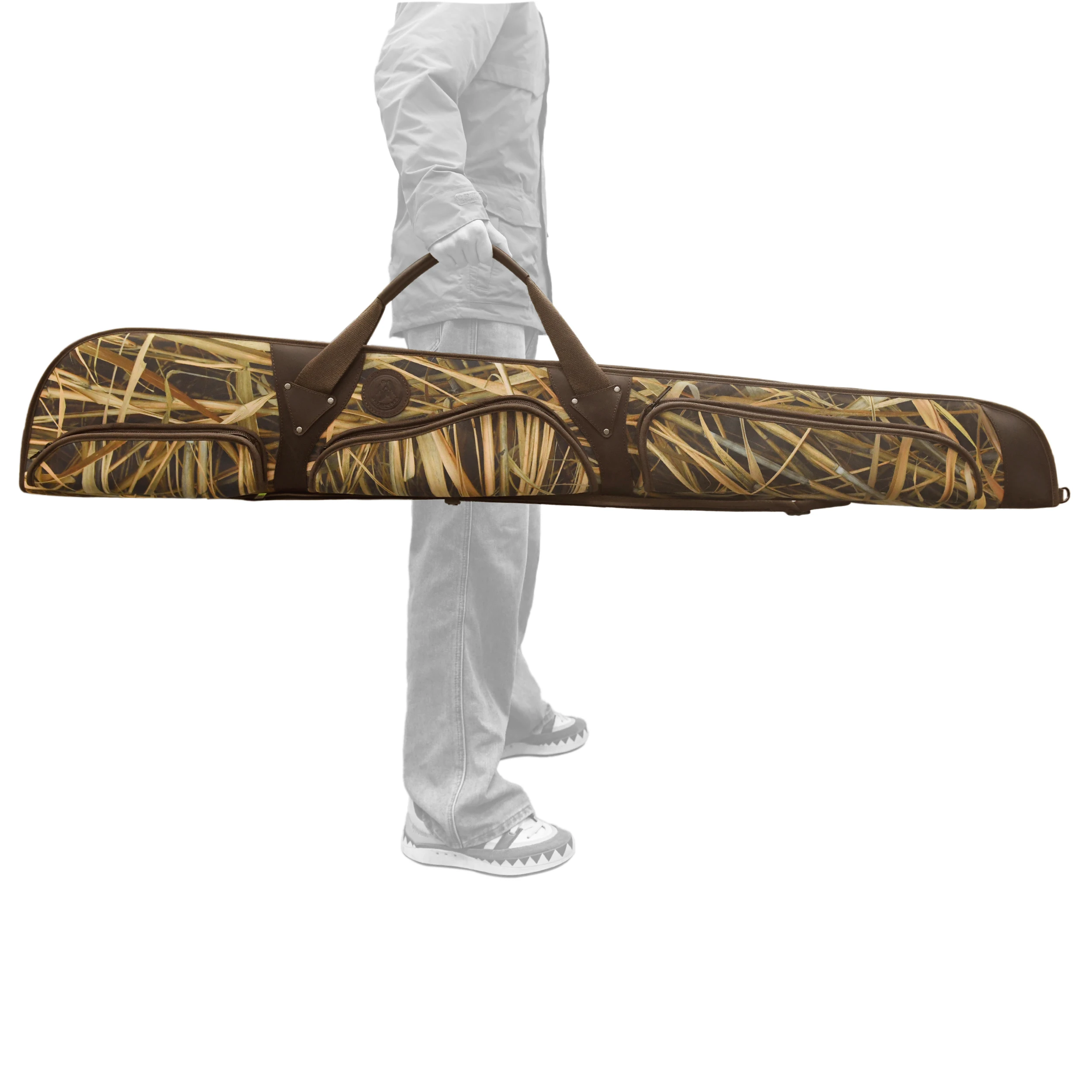 52inch Camo Leather Gun Case Bag for Scoped Rifle & Shotgun Hunting Gun Storage Bag for Bolt-Action Rifle
52inch Camo Leather Gun Case Bag for Scoped Rifle & Shotgun Hunting Gun Storage Bag for Bolt-Action Rifle