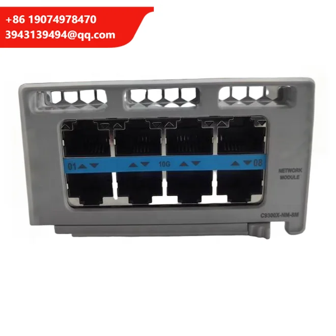 Модуль Ethernet C9300X-NM-8M с 8 портами Multigigabit, 10G Adaptive, в наличии, быстрая доставка C9300X-NM-8M
Модуль Ethernet C9300X-NM-8M с 8 портами Multigigabit, 10G Adaptive, в наличии, быстрая доставка C9300X-NM-8M