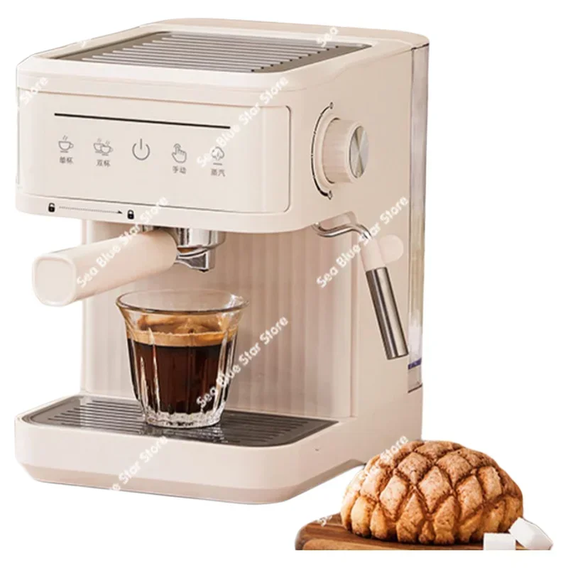 110V 220V fully semi-automatic coffee machine small steam milk foam American gift
110V 220V fully semi-automatic coffee machine small steam milk foam American gift