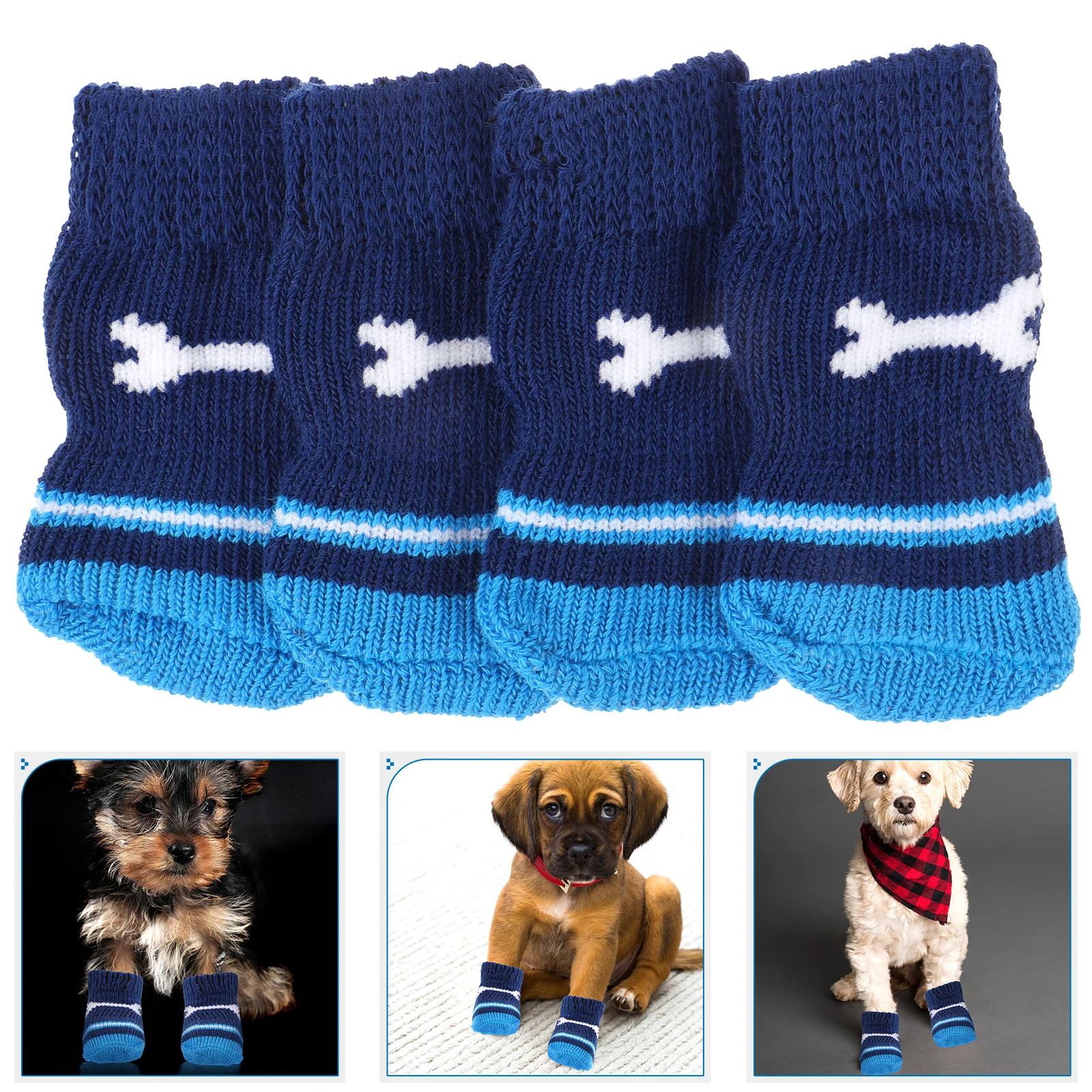 Wear-Resistant Cotton Non-Slip Socks For Small Dogs Winter Warm Cotton Paw Protector Washable Dog Socks Puppy Accessories
Wear-Resistant Cotton Non-Slip Socks For Small Dogs Winter Warm Cotton Paw Protector Washable Dog Socks Puppy Accessories
