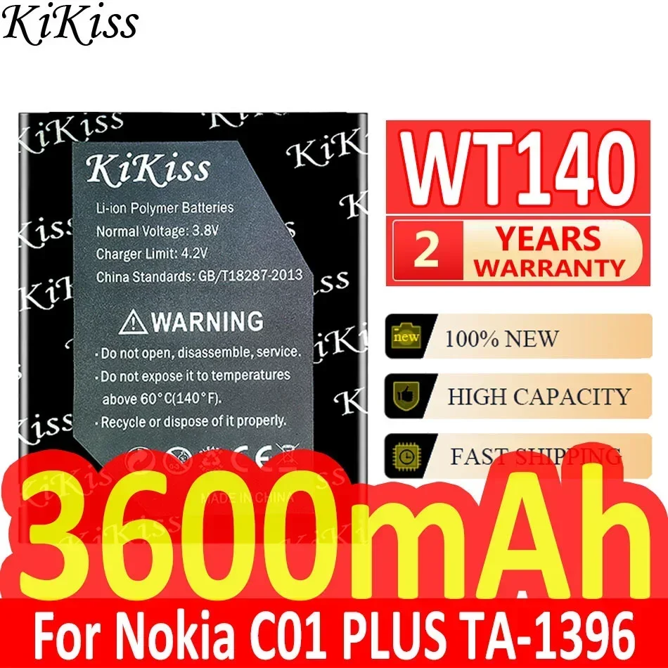 Аккумулятор KiKiss 3600 мАч WT140 для Nokia C01 PLUS C01PLUS TA-1396 TA1396
Аккумулятор KiKiss 3600 мАч WT140 для Nokia C01 PLUS C01PLUS TA-1396 TA1396