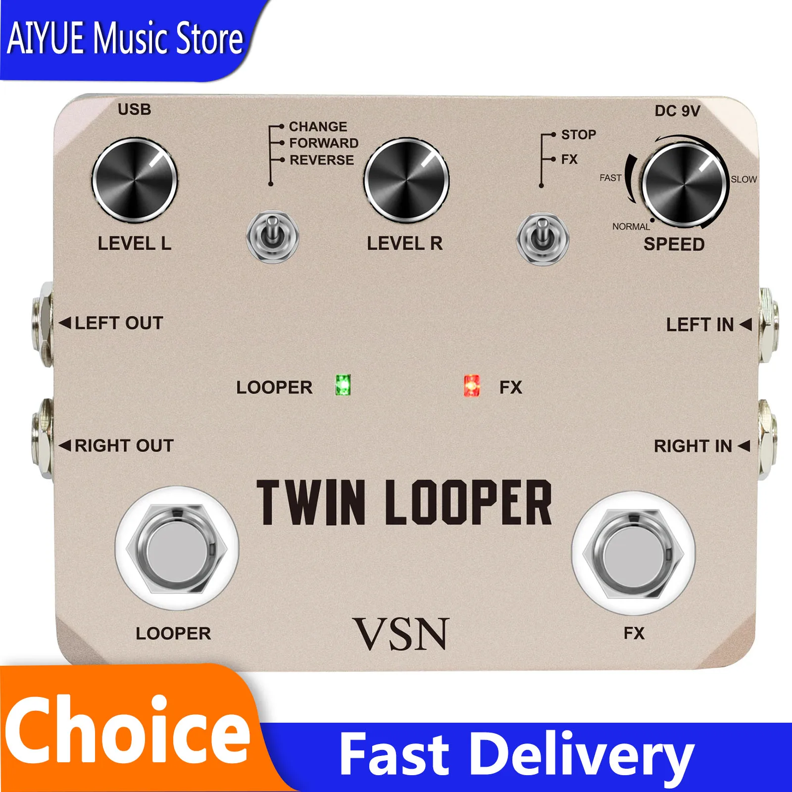 Rowin LTL-02 Twin Looper Effect Pedal Looper Pedals 10 Min Looping Unlimited Undo Redo Function 11 Types Electric Guitar Parts
Rowin LTL-02 Twin Looper Effect Pedal Looper Pedals 10 Min Looping Unlimited Undo Redo Function 11 Types Electric Guitar Parts